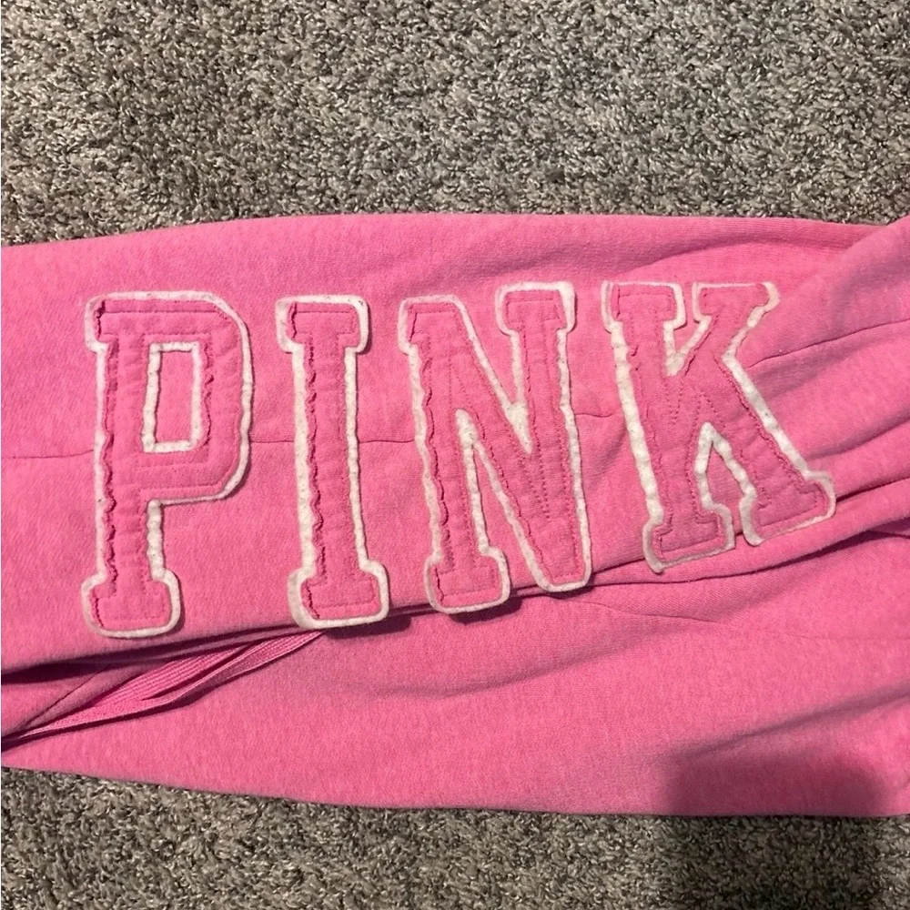 PINK Victoria's Secret wide leg sweats - Picture 2 of 3